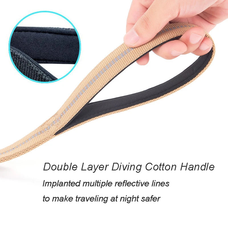 Tactical Bungee Dog Lead with Car Seatbelt