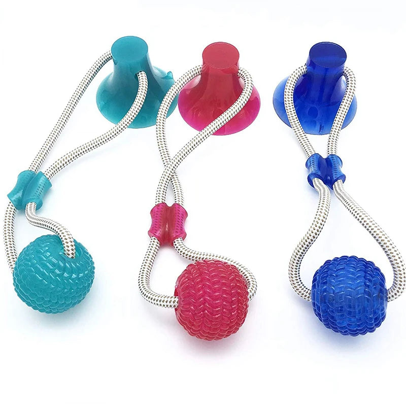 Suction Cup Elastic Rope Ball Tug