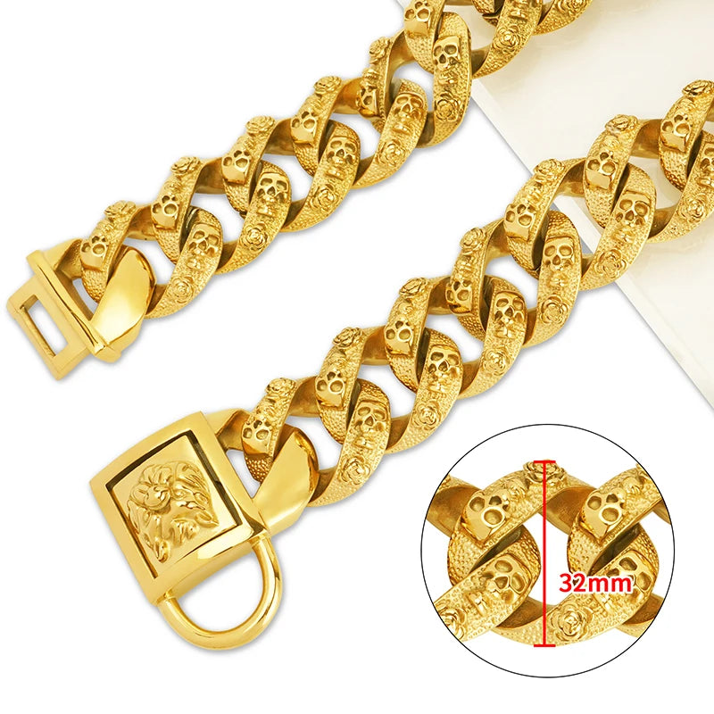 32MM Wide Dog Chain