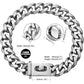 19MM Wide Cuban Link Dog Chain