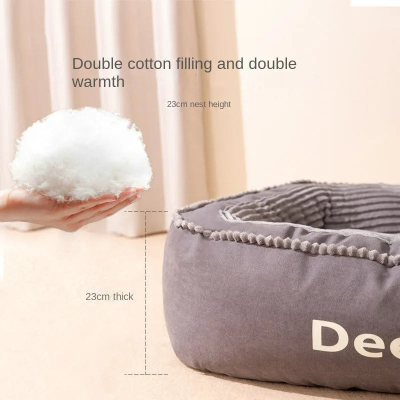 Oval Breathable Dog Bed